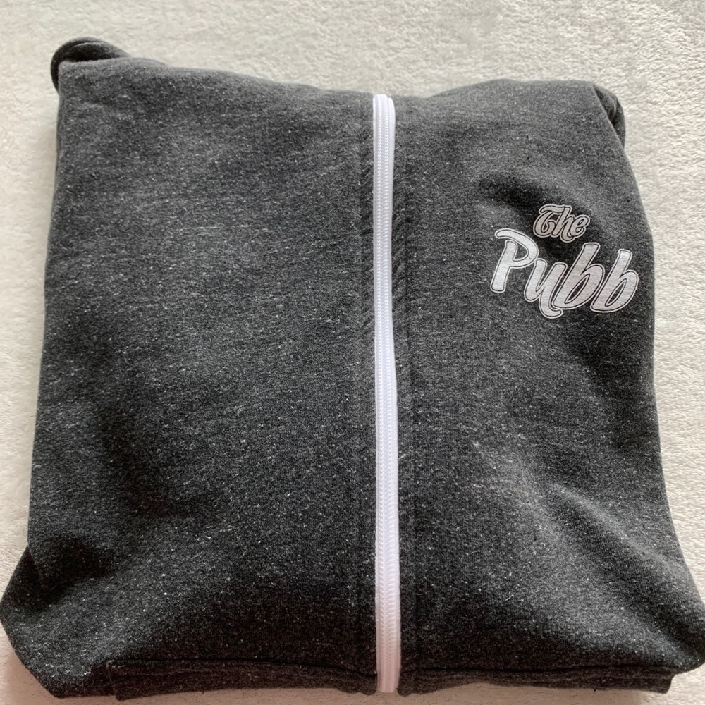 Charcoal black pubb zip up